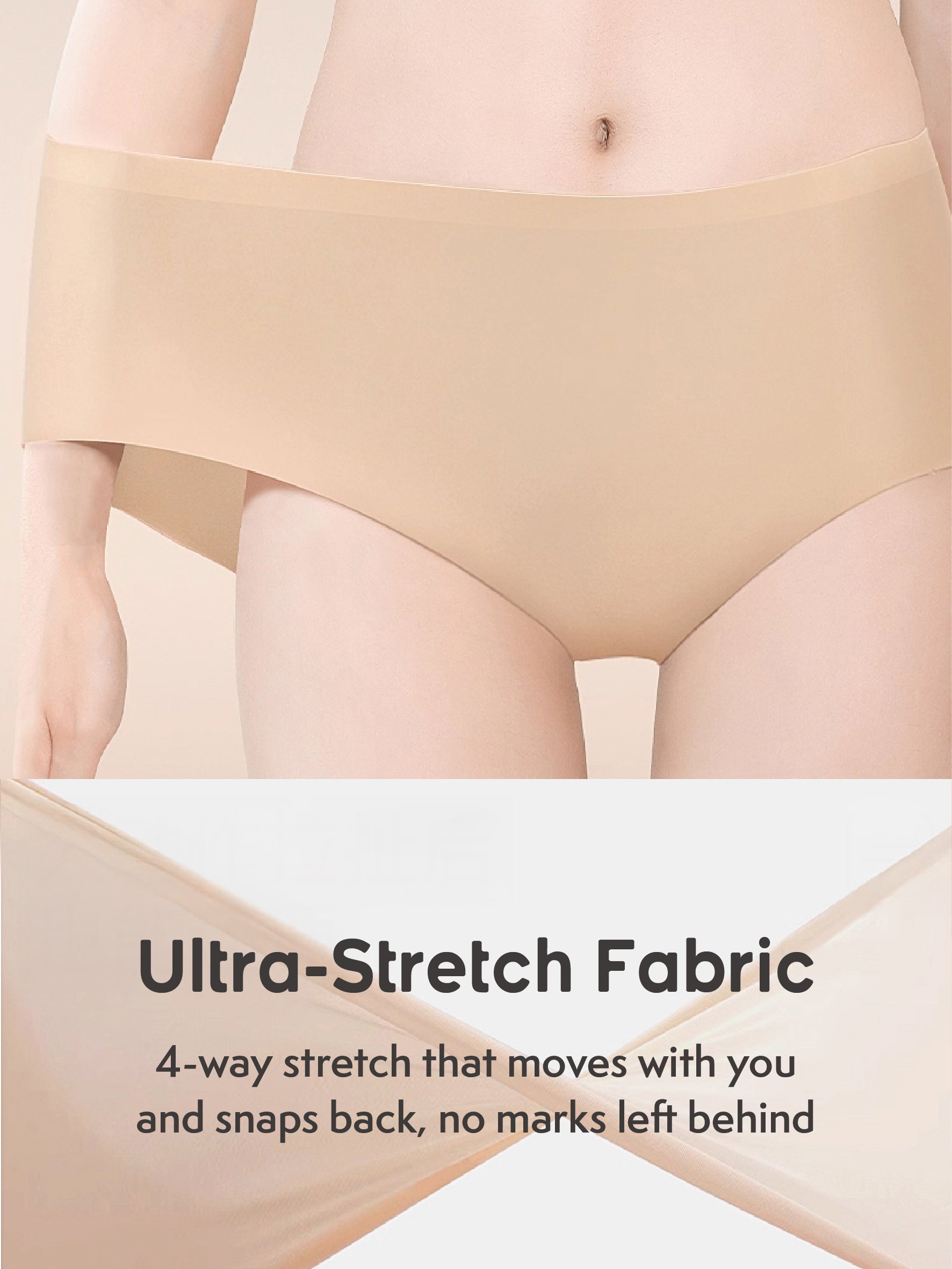 Disposable Cooling Silky Underwear for Women - Set of 3