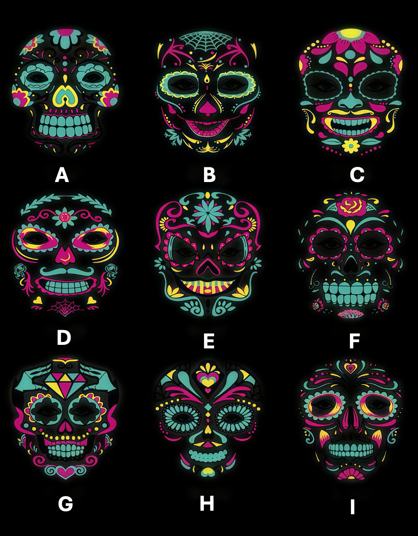 Glow-in-the-Dark Tattoo Stickers