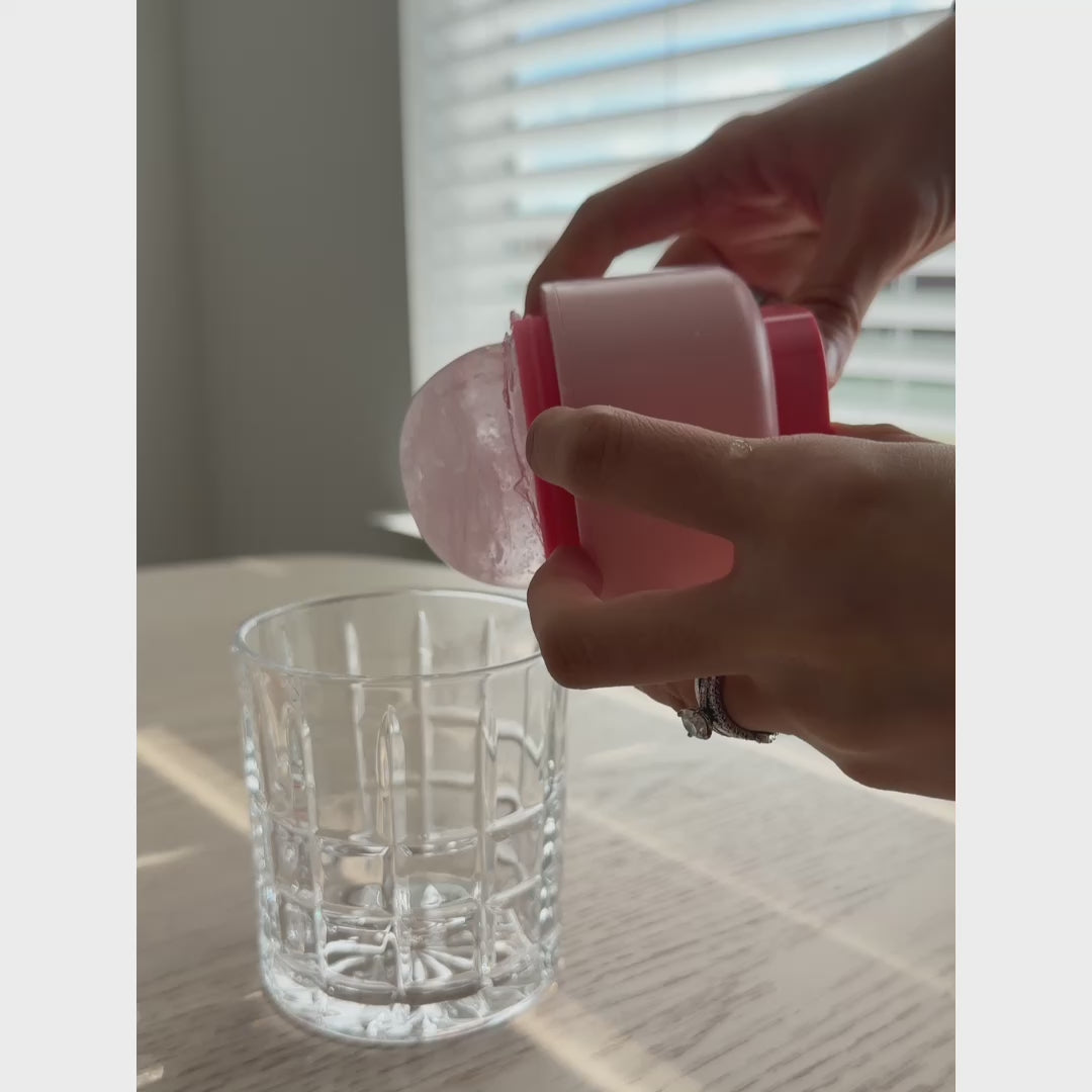 Press-to-Release Ice Ball Mold