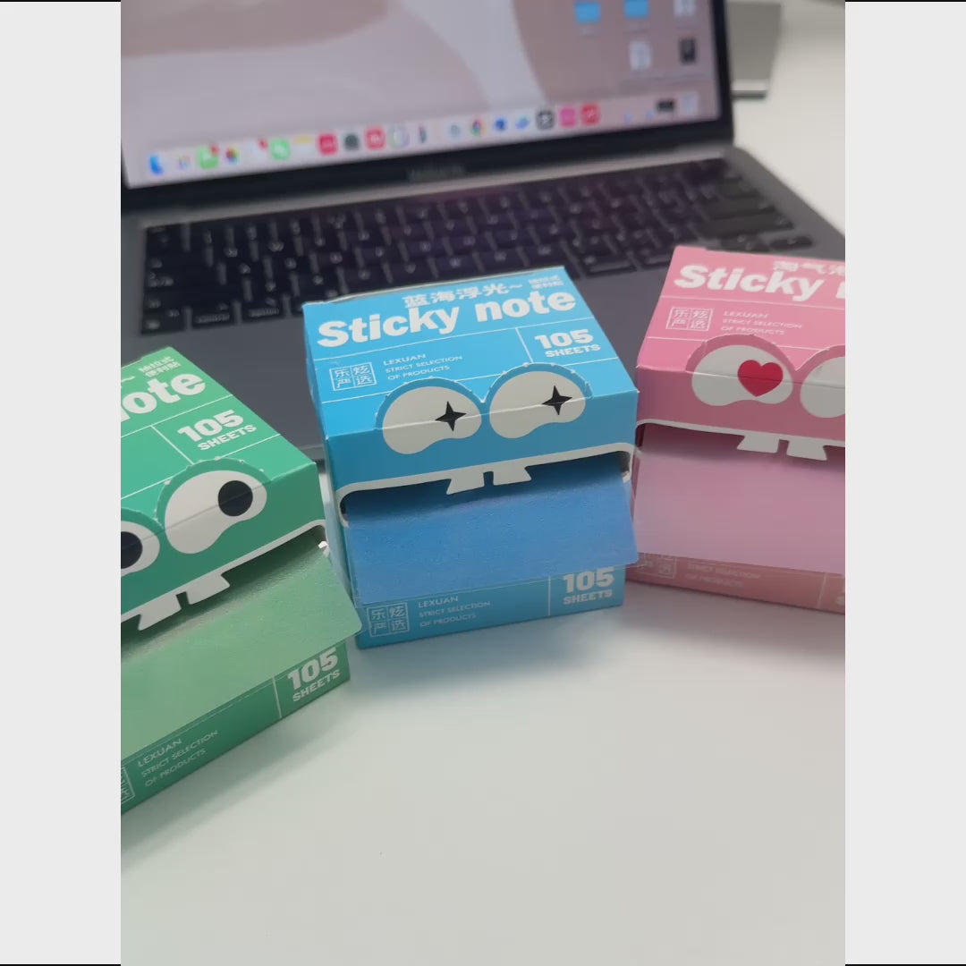 Roll Type Pearlescent Sticky Notes - Full Adhesive Design