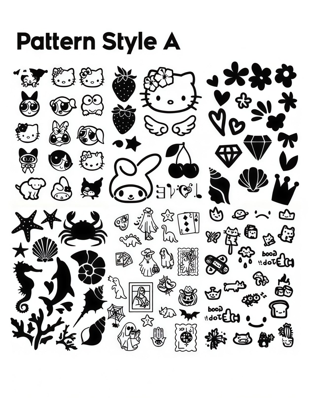 Glitter Temporary Tattoo Kit